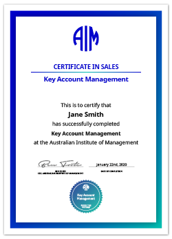 AIM Digital Certificates Key Account Management