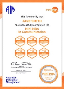 AIM Mini MBA in Communication