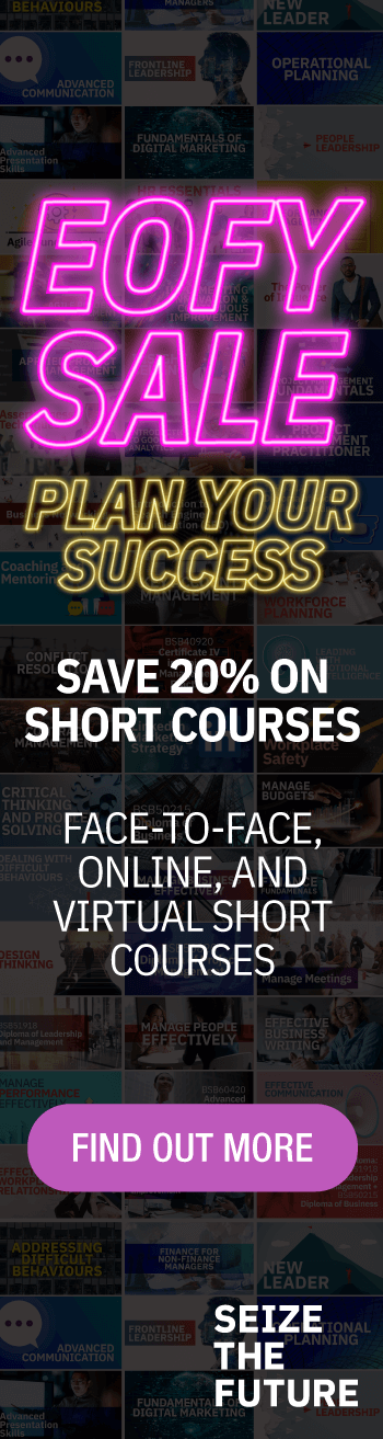 AIM EOFY SALE - 20% Off AIM Short Courses
