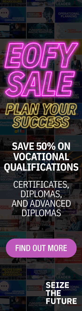 AIM EOFY SALE - 50% Off AIM Vocational Qualifications
