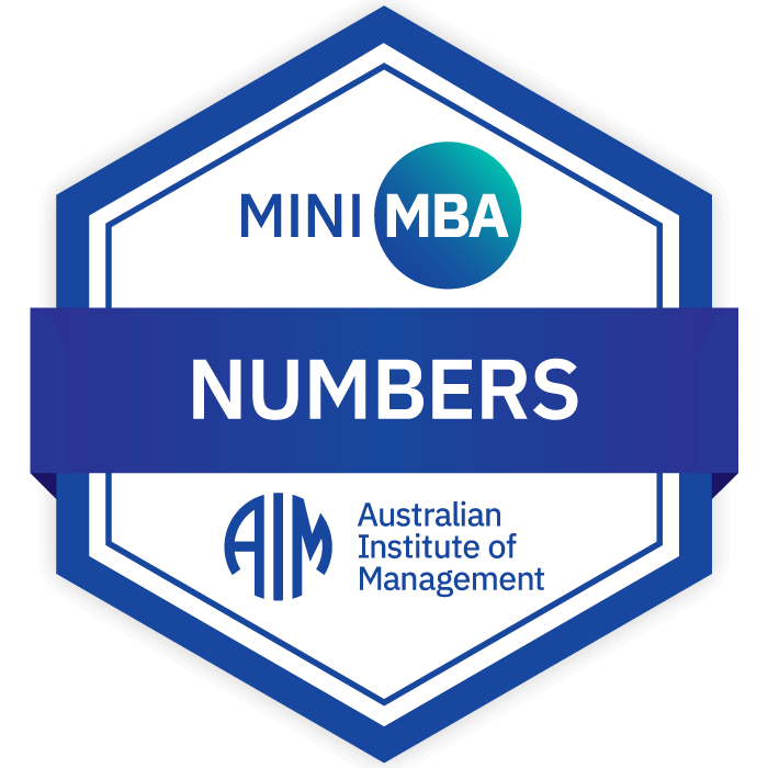 Mini MBA Digital Badge - Numbers