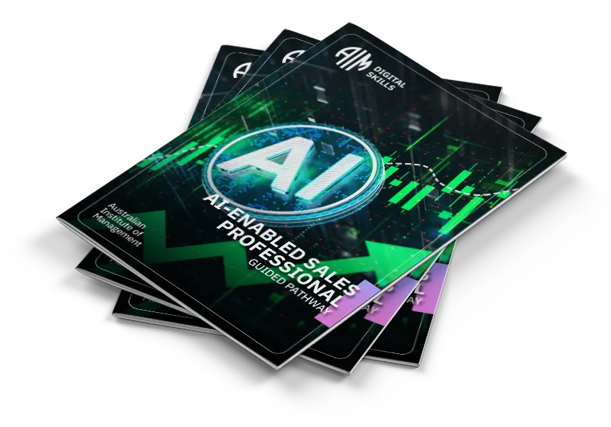 AIM's AI-Enabled Sales Professional Course Guide Mock-up