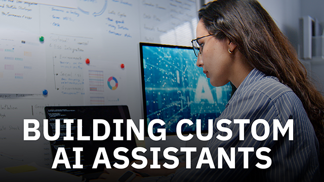 Microcredential in Building Custom AI Assistants Tile
