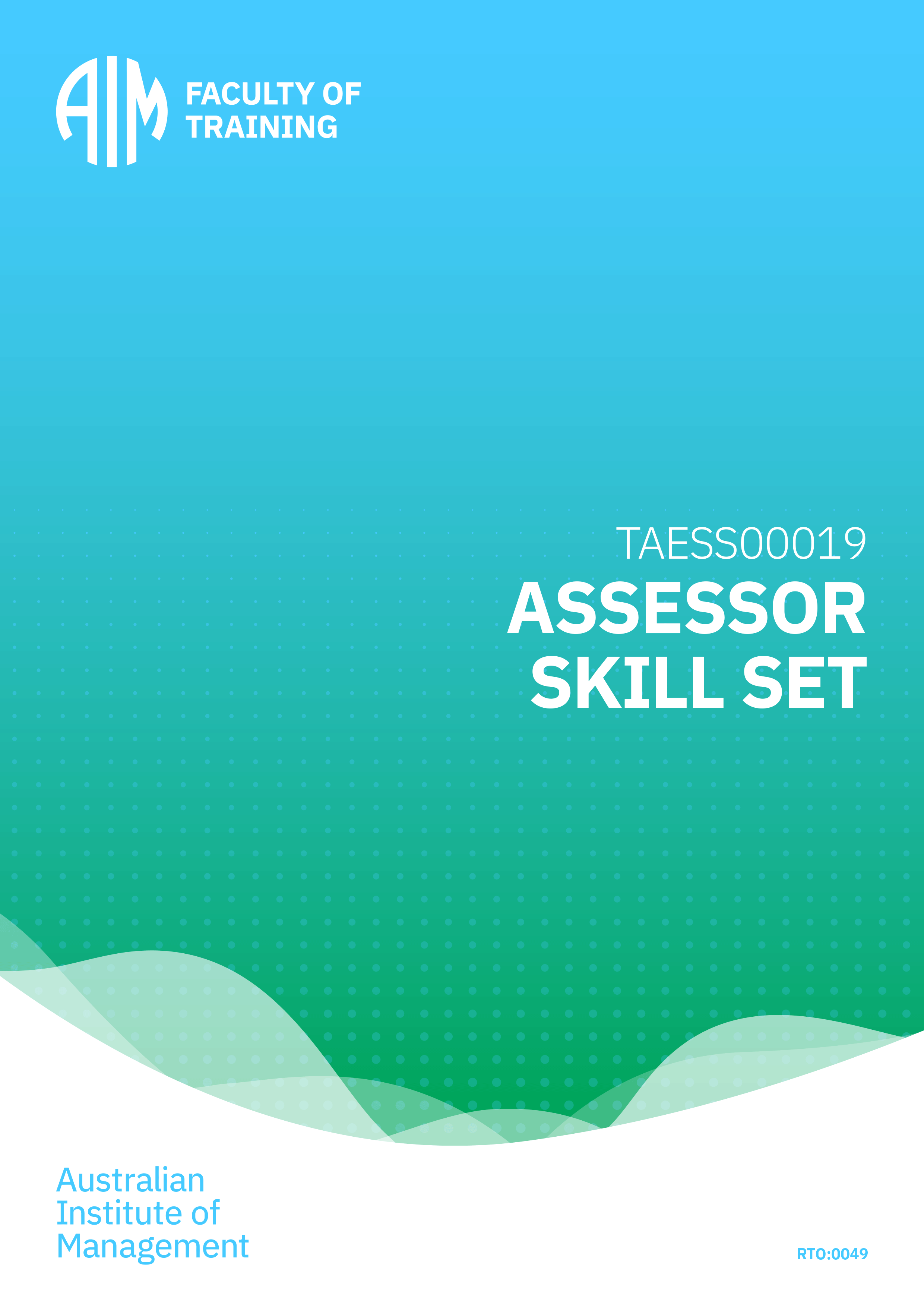 TAESS00019 Assessor Skill Set