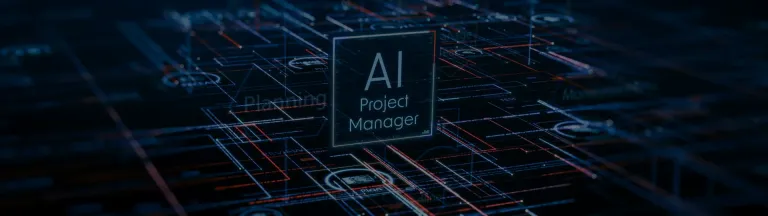 Microcredential in Using AI for Project Management Banner